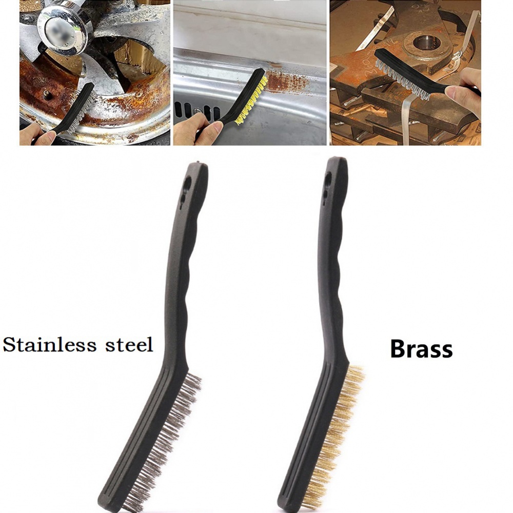 Rust Remover & Grinder 2PCS Wire Brushes for Efficient Cleaning ...
