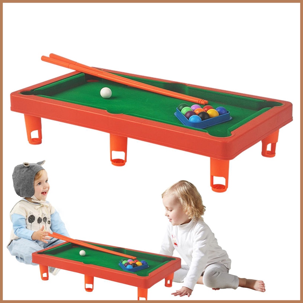 Miniature Pool Table Small Billiards Table Set Game Table for Small