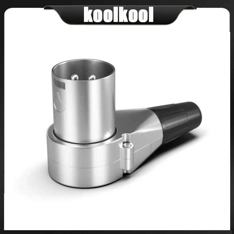 kool 3 Pin XLR Angle Adapter Durable Metal 3-Pin Connector Microphone ...