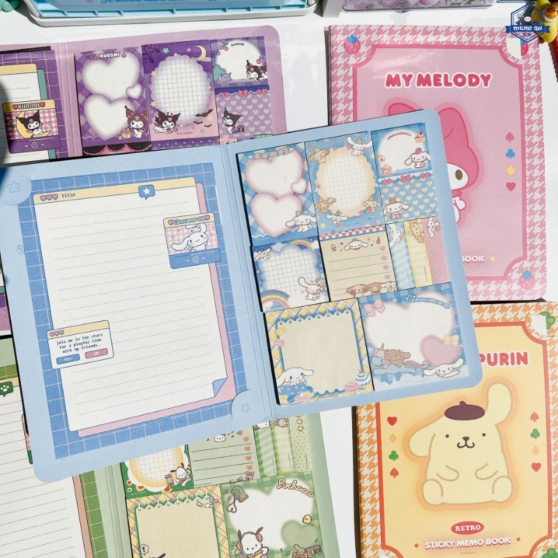 Sanrio Notebook Sticky Notes N Times Stickers Cartoon Notebook ...