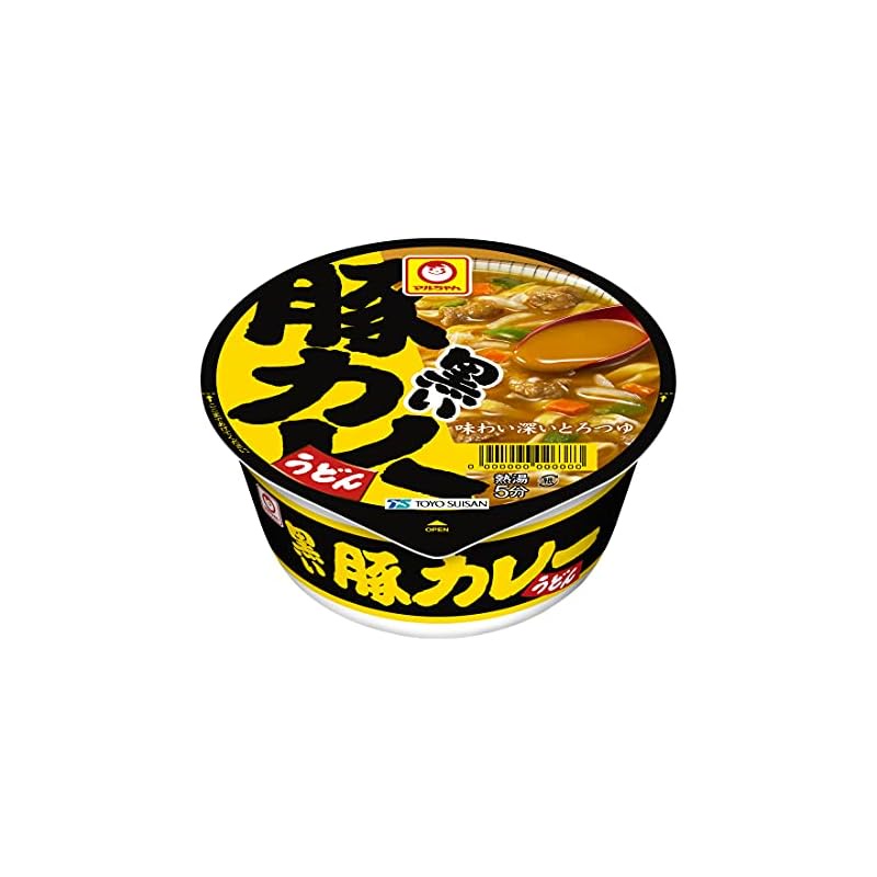 [Direct from Japan]Maruchan Black Pork Curry Udon Noodles 87g x 12