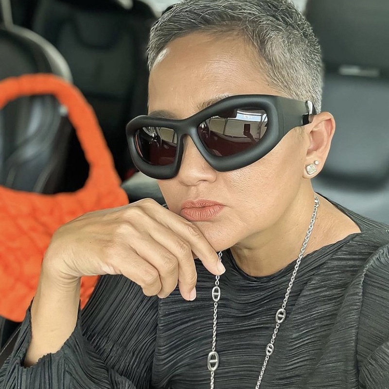 Fashionable New Style Y2K Unique Square Frame Sunglasses Retro Ladies ...