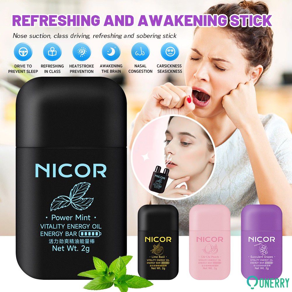 Menthol Awakening Stick Doublehole Nasal Congestion Prevention Device