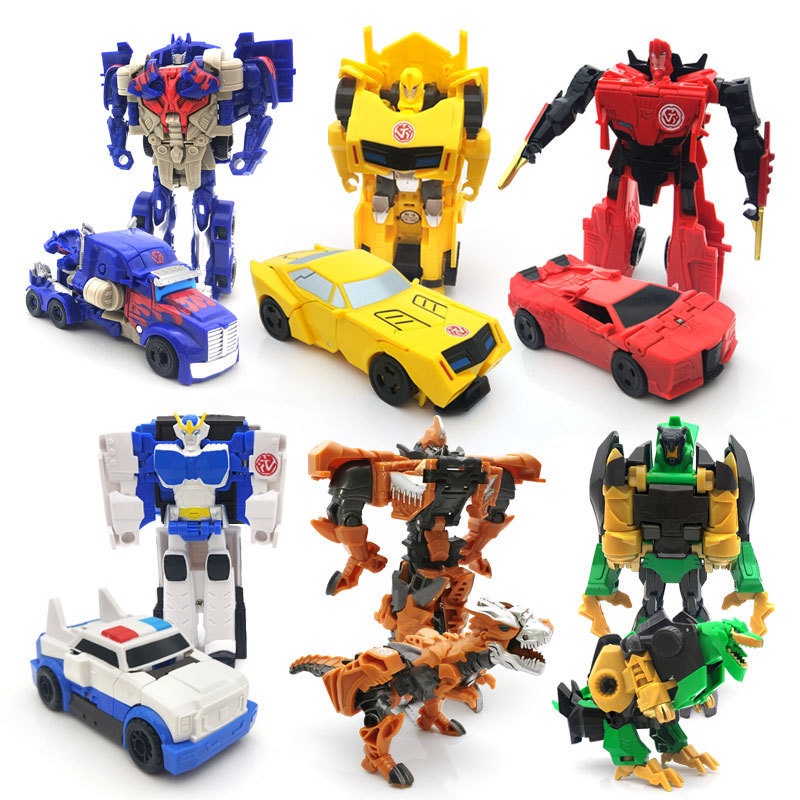 One Step Transformation Toy Model Optimus Wasp Car King Kong Robot ...