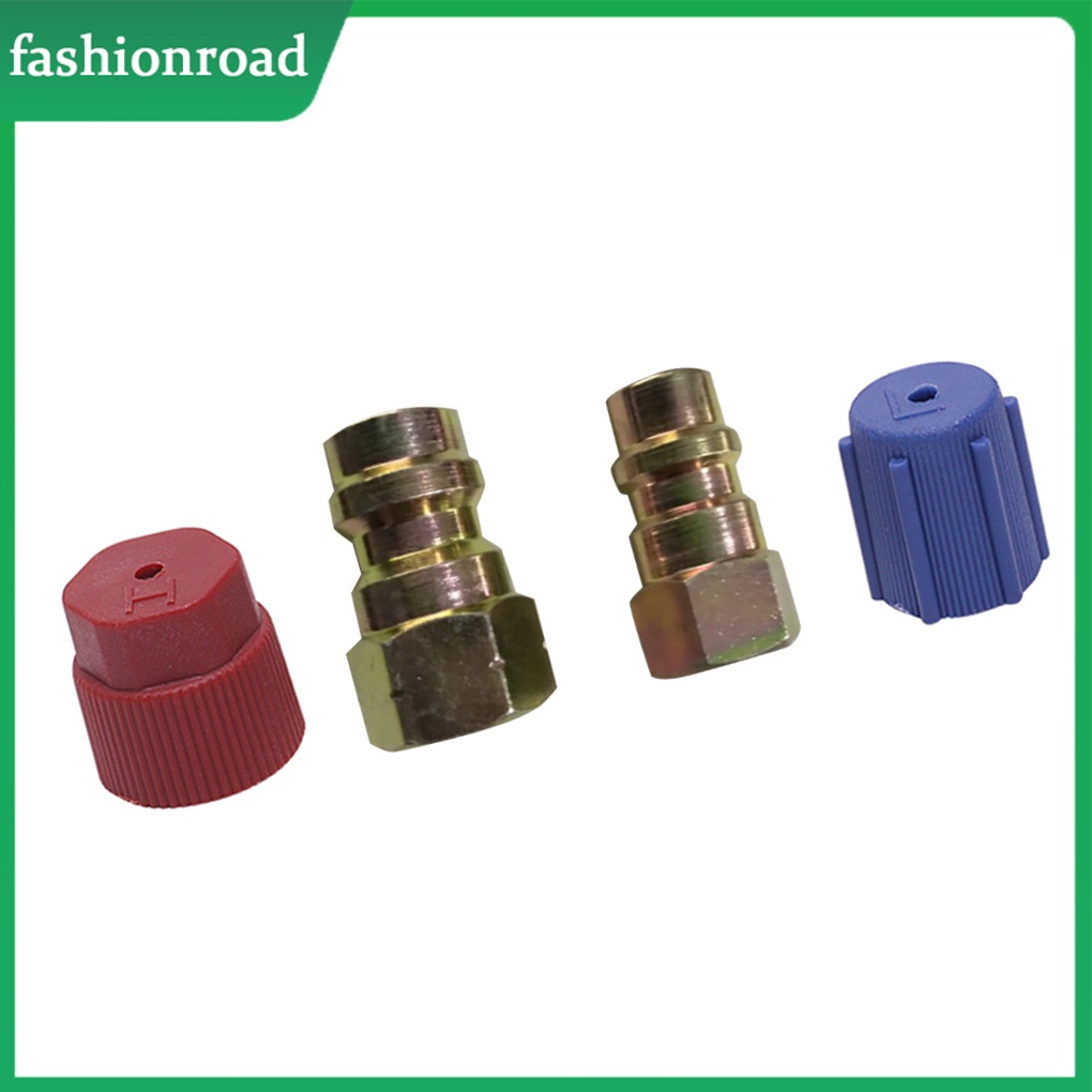 4PCS/Set R12 to R134A All R12 SYSTEMS Kit Adapter Fittings VALH11