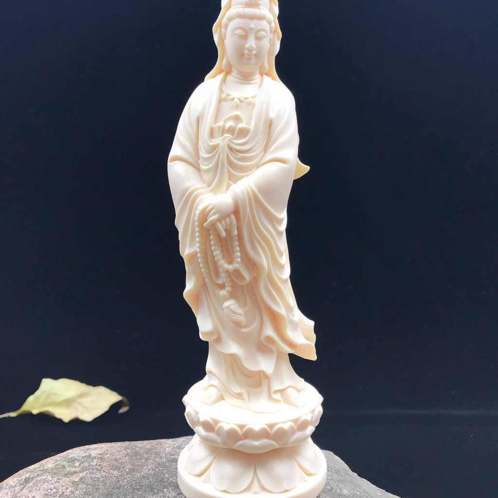High Grade Guanyin Ornaments/Natural Material Ivory Fruit Carving/Home