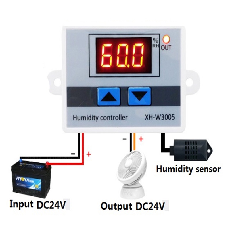 12V 24V 220V humidity control switch with sensor, constant temperature ...
