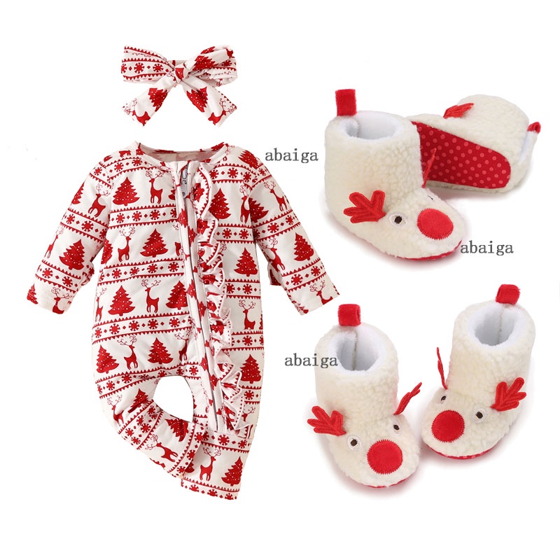 Jumpsuit for Baby Girl 0 6 12 18months Long Sleeve Fashion Zipper