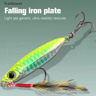 Estink Slow Fall Pitch Fishing Lures Metal Flat Fishing Jigs 5pcs 30g/40g Slow Fall Pitch Fishing Lures Metal Flat Fishing Jigs Sinking Jigging Bait F