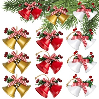 10pcs Small Jingle Bells Metal Bells Christmas Tree Party