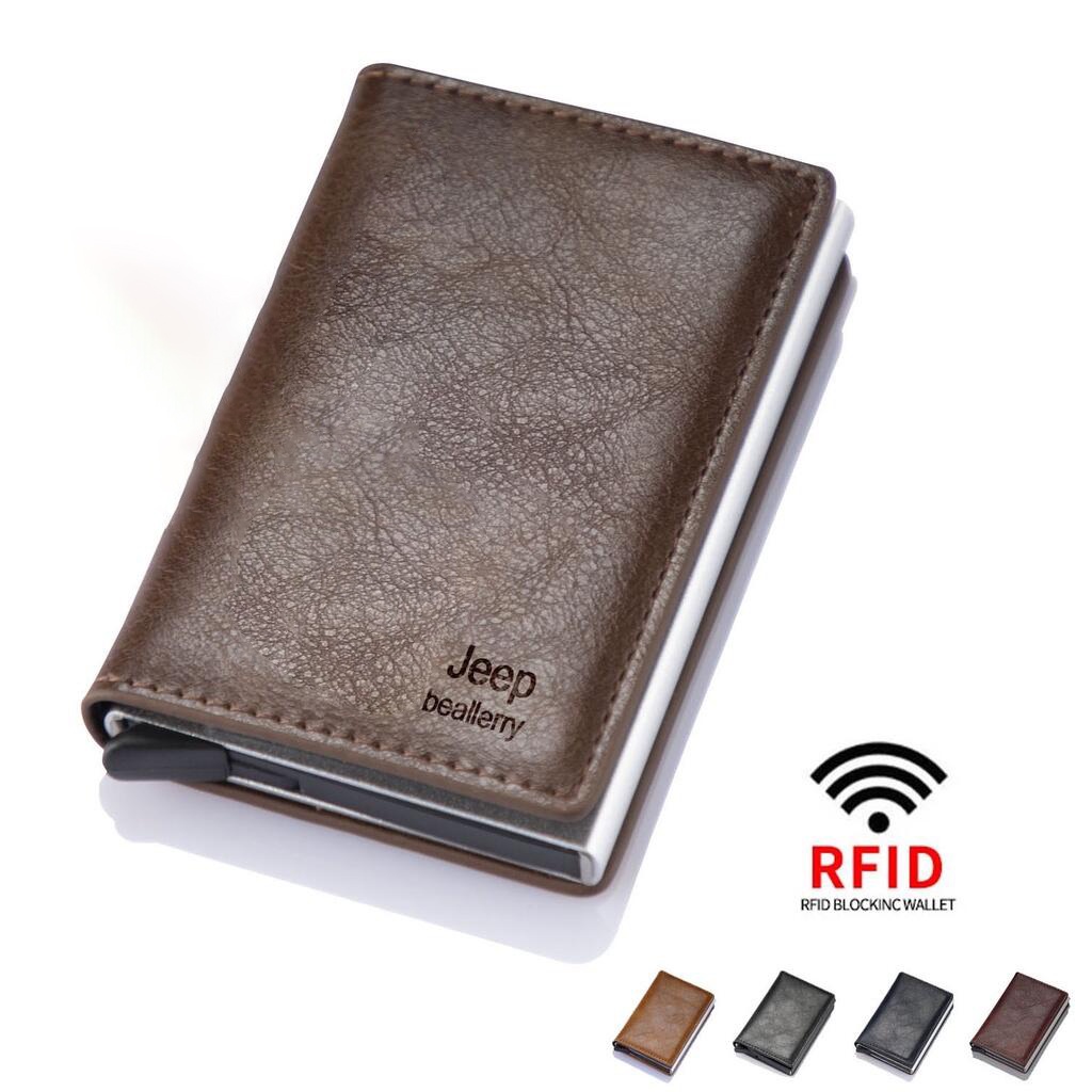 Multi-Slots Wallet for Men Ultra-thin Credit Card Wallet Money Clip