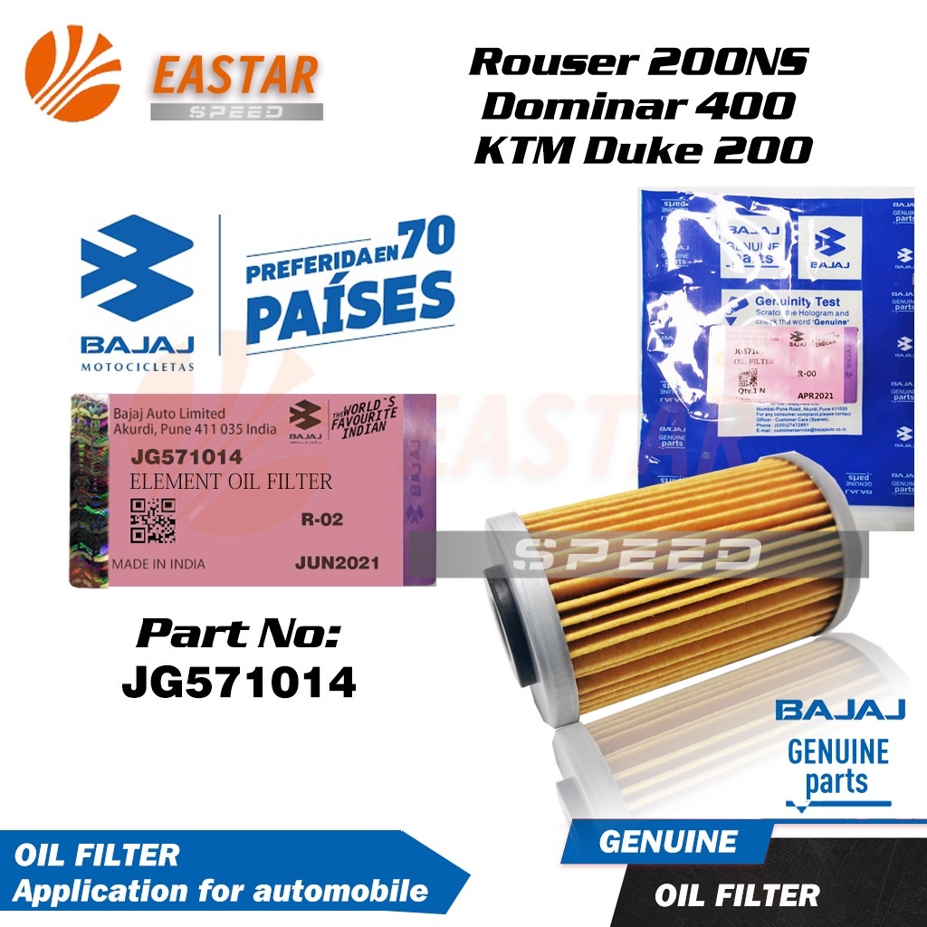 OIL FILTER Rouser NS200 200NS RS200 Dominar 400 V1 UG KTM Duke 200 250