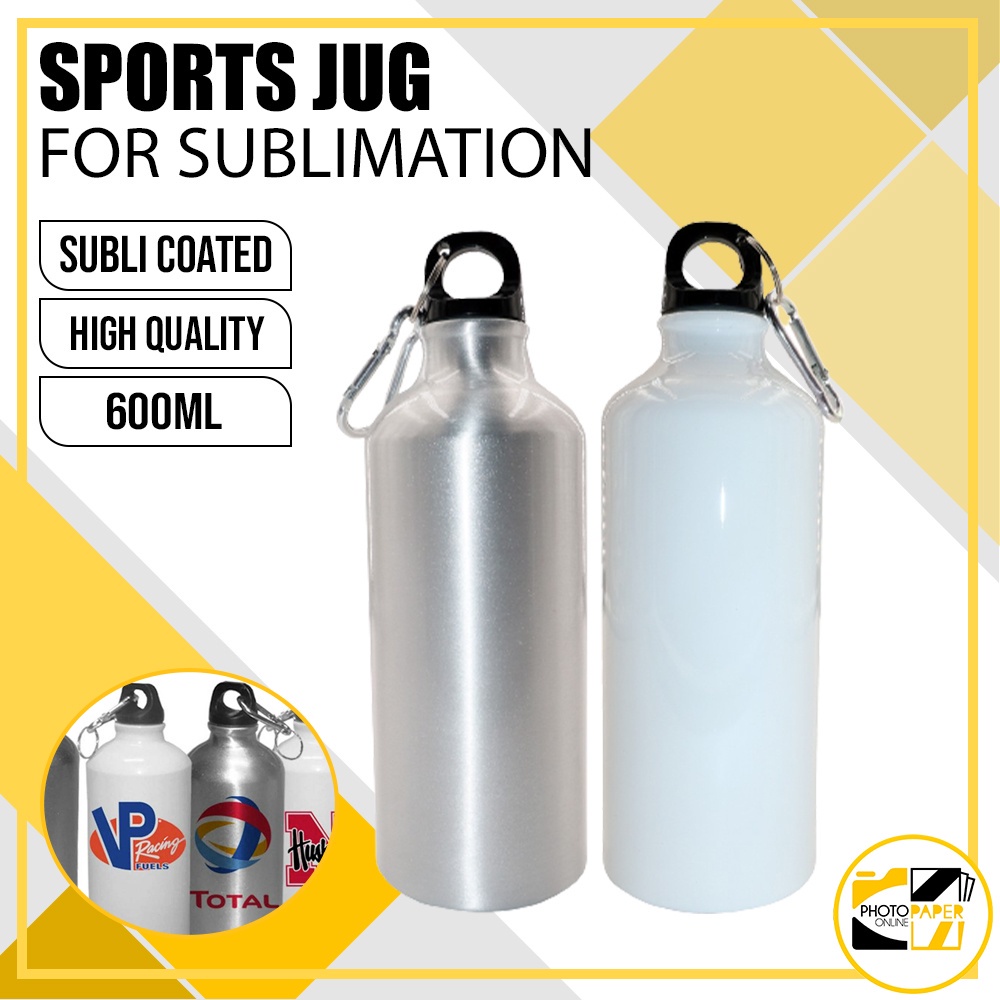 600ML Sports Jug for Sublimation Stainless Leak Proof Drinkware ...