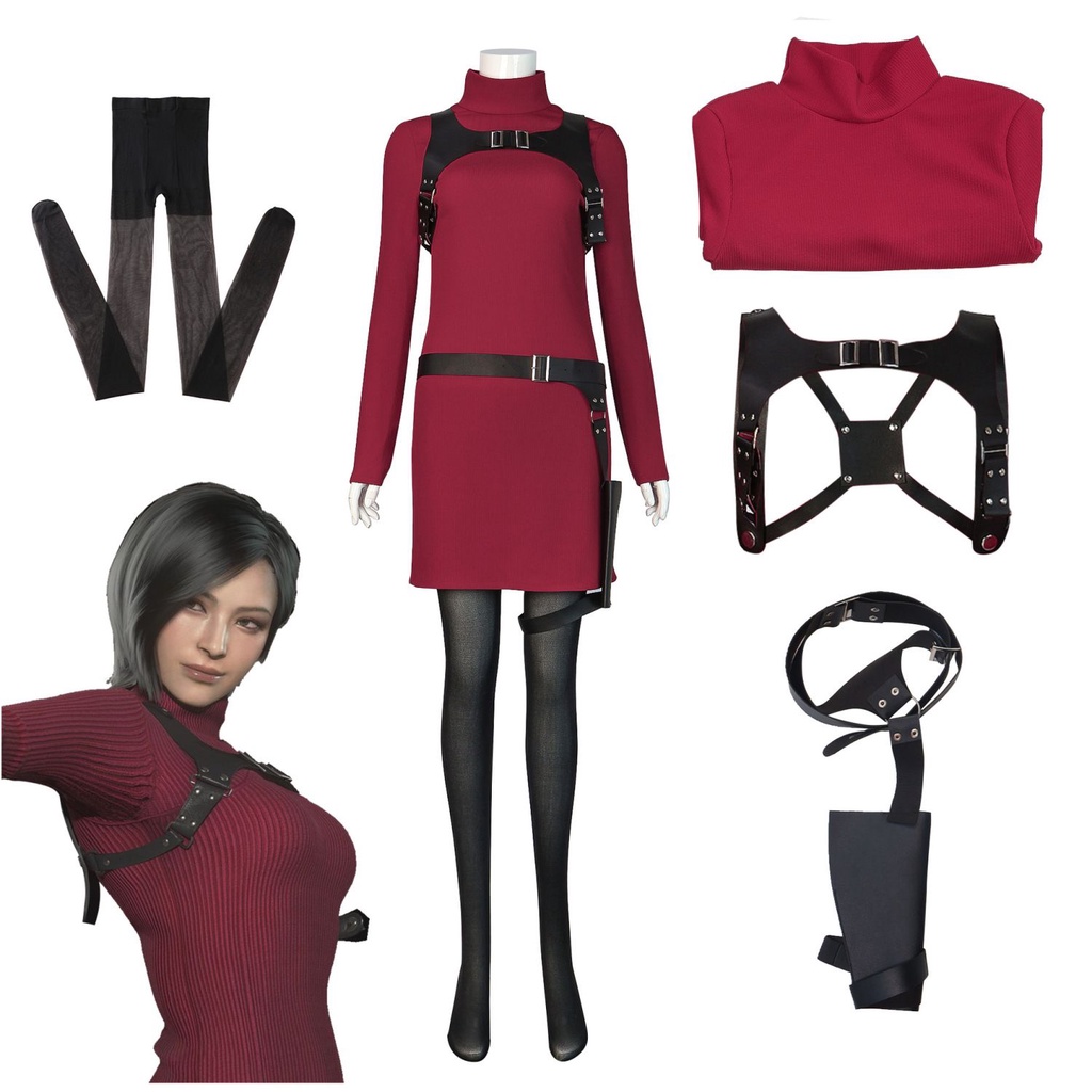 Resident Evil 4 Ada Wong Cos Costume Ada Wong Remake Ada Wong Ada Wong ...