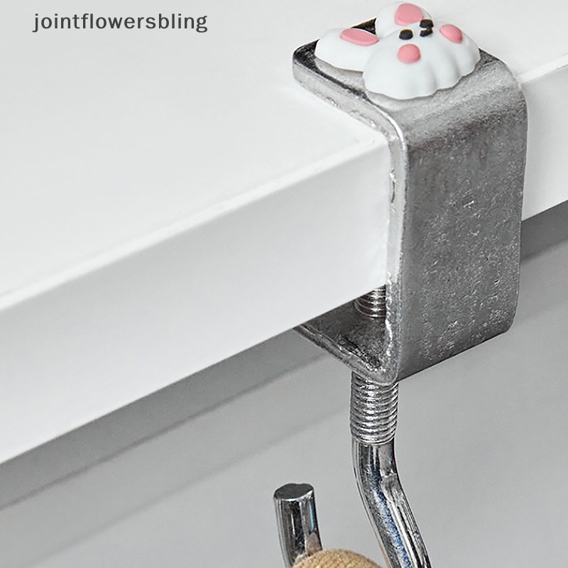 JOPH New Adjustable Rotatable Removable Table Edge Hooks Metal Desktop ...