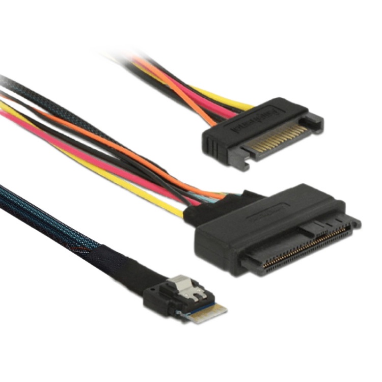 Pcie 3.0 x4 to Slimline SAS SFF-8654 Adapter SFF-8639 Adapter Cable ...