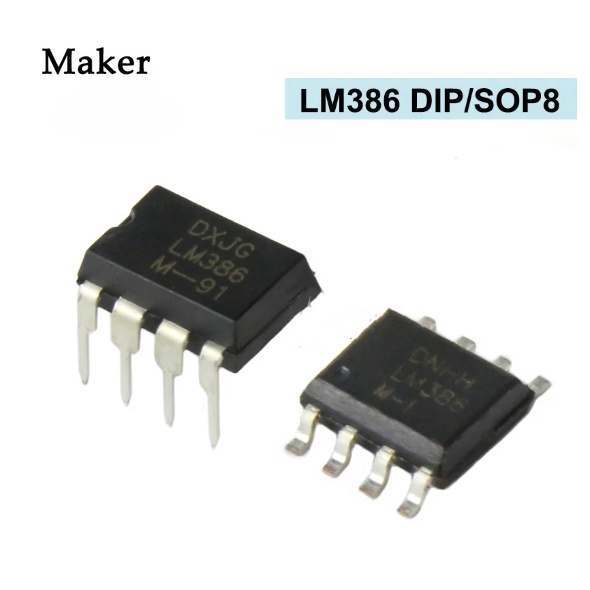 10pcs 100% New LM386 LM386N LM386M LM386L Audio Power AMPLIFIER IC DIP ...