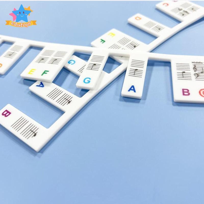 [Edstars] Silicone Piano Keyboard Stickers 61 Keys Keyboards Chart ...