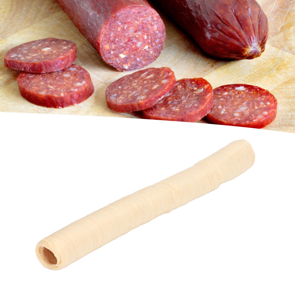 TIMCollagen Casings Skins Roast Sausage Collagen Casings For Making Smoked Dried Sausage 15mm