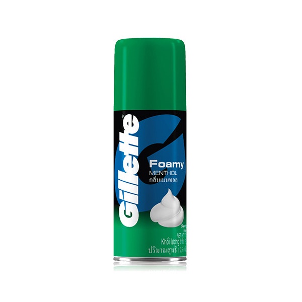Gillette Shaving Cream Foamy Menthol 175g Shopee Philippines