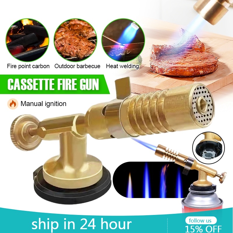 All Bronze Gas Torch Welding Nozzle Blow Torch Heat Flame Gun Bronze