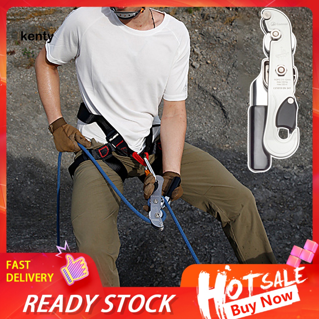 kT Climbing Descender Manual Handlecontrol Heavy Duty Portable