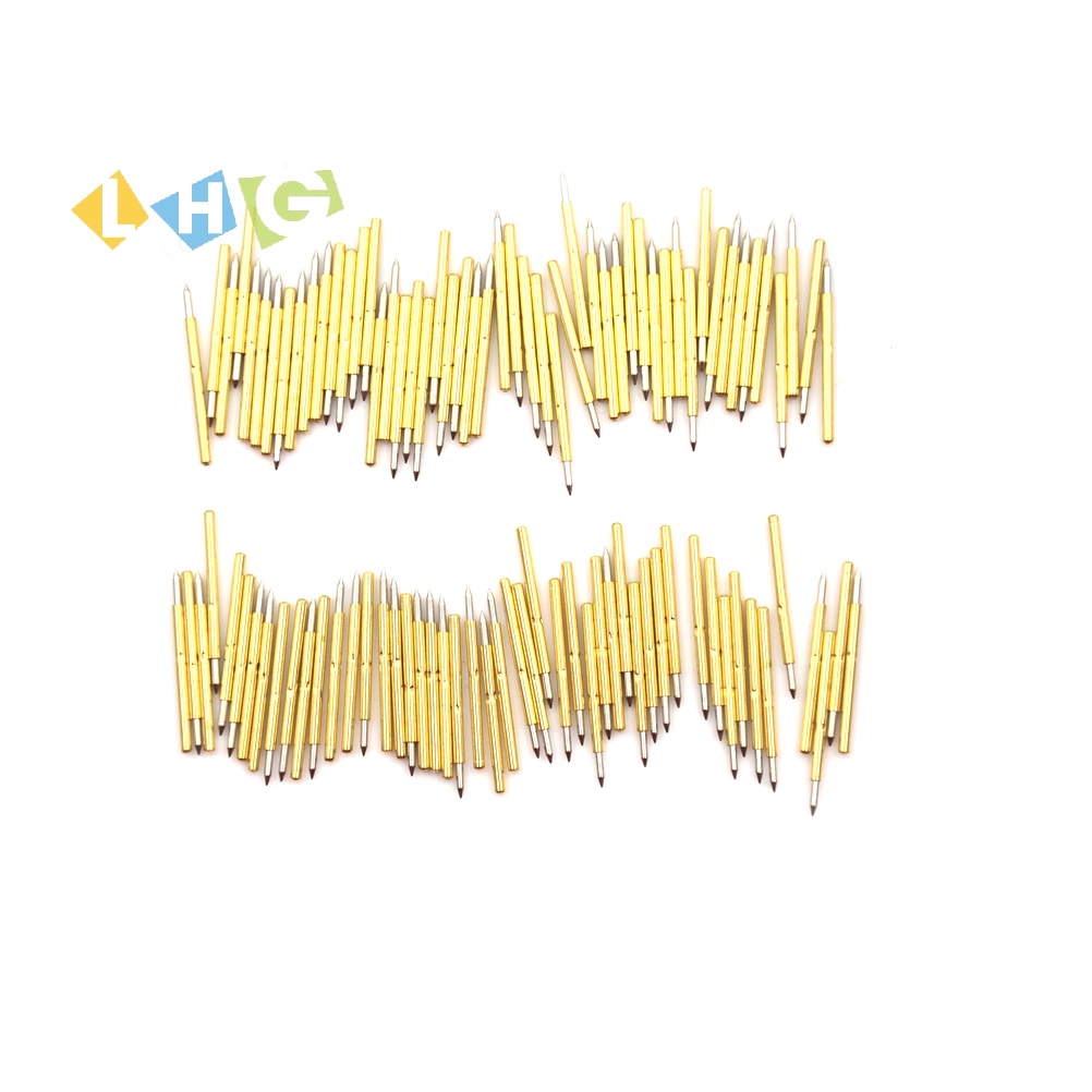 [LHG] 100pcs P75-B1 Dia 1.0mm Cusp Spear Spring Loaded Test Probes Pogo ...