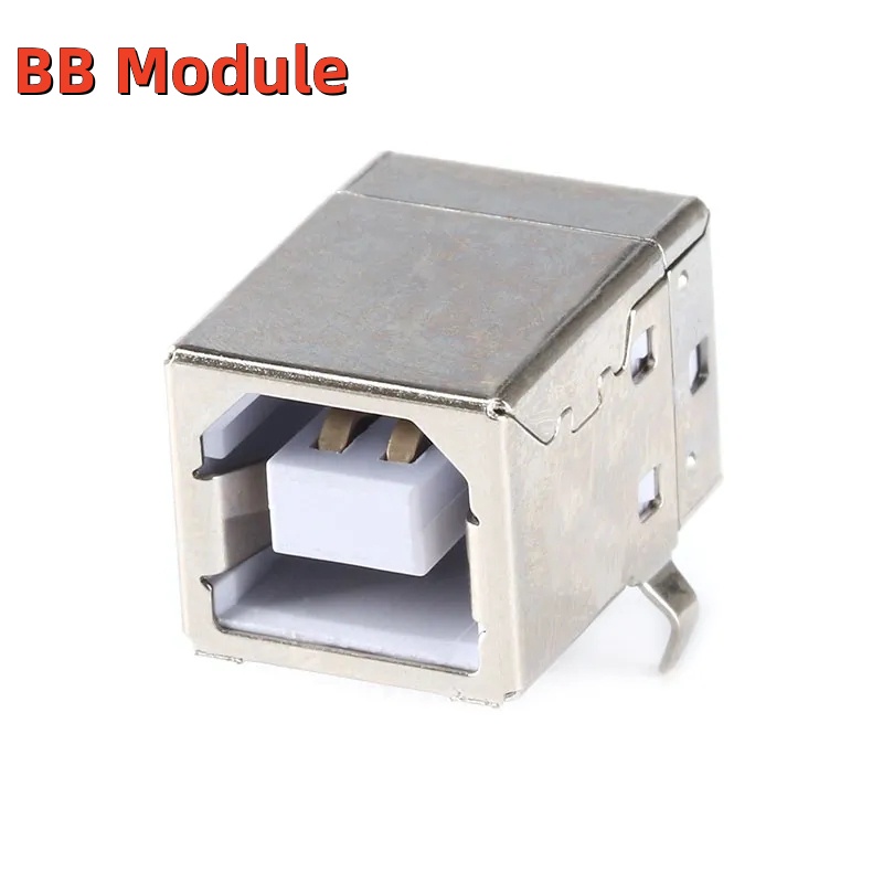 DIY 10pcs/lot Flat USB B Type Female Socket Connector G45 for Printer ...