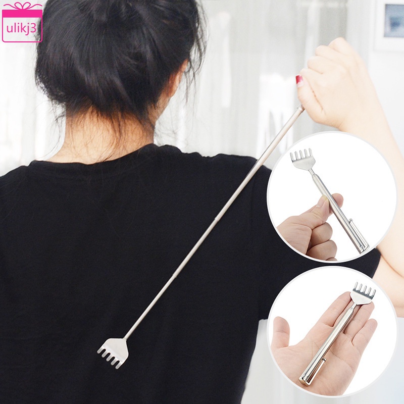 Stainless Steel Retractable Itchy Scratching Back Rake Tickling Rake ...