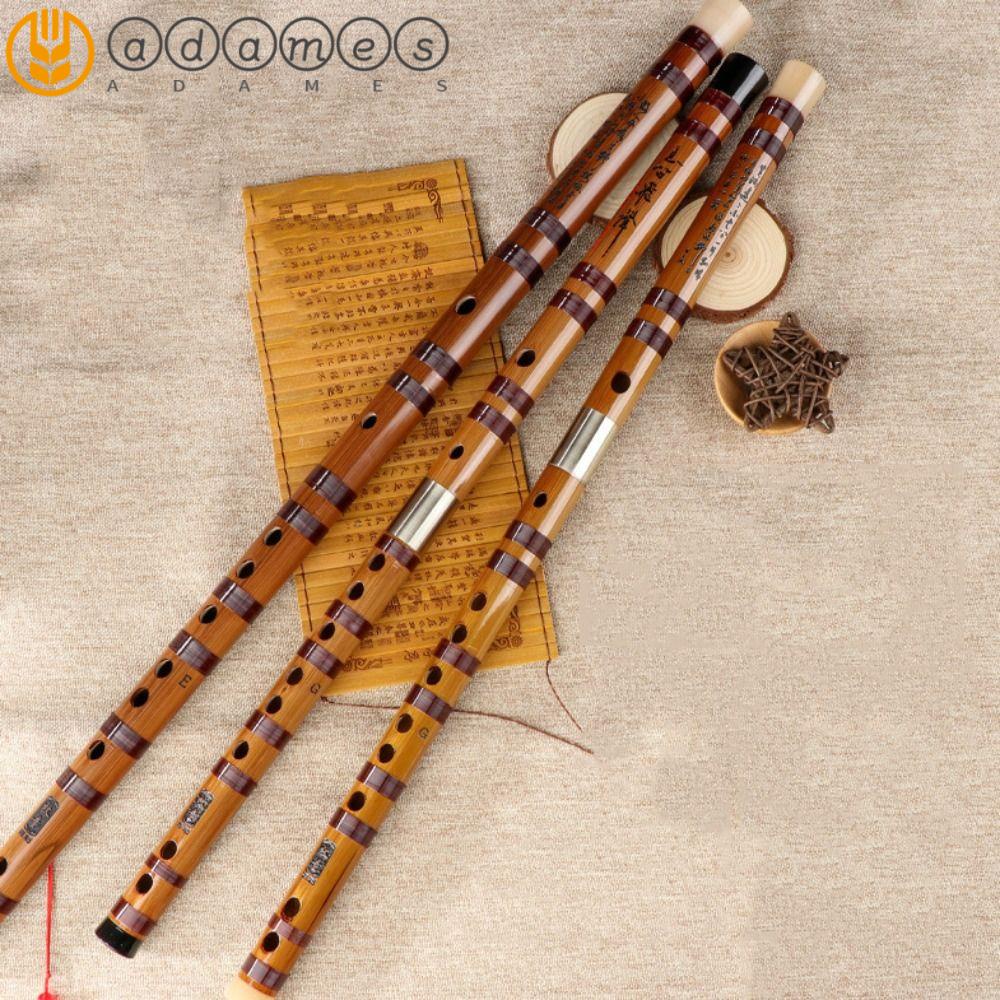 ADAMES Bamboo Flute, Key C D E F G Chinese Traditional Flute
