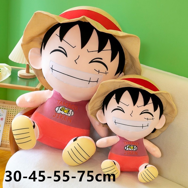 One Piece Luffy Doll Large Plush Toy Doll Decoration Ornaments Children ...