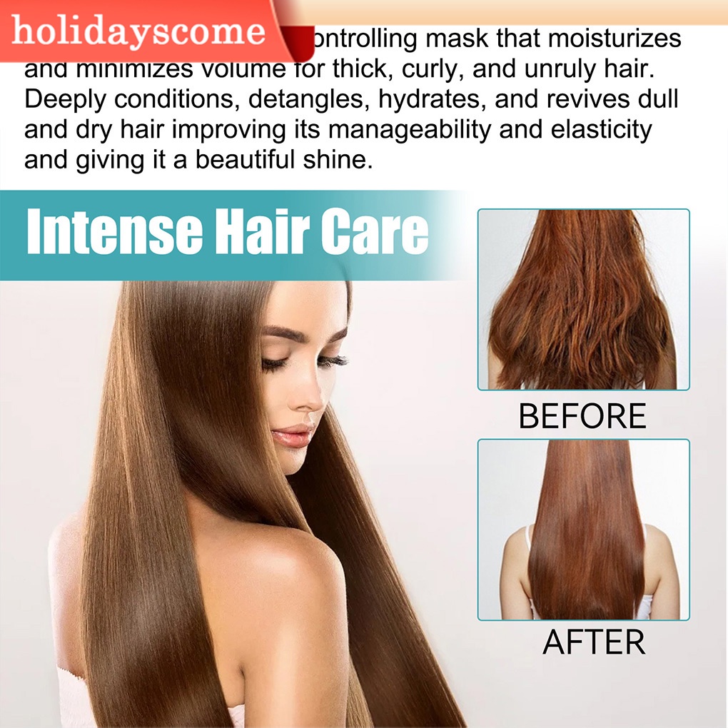 【Hclm】1/2 Hair Straightening Cream Damaged Treatment Smoothing