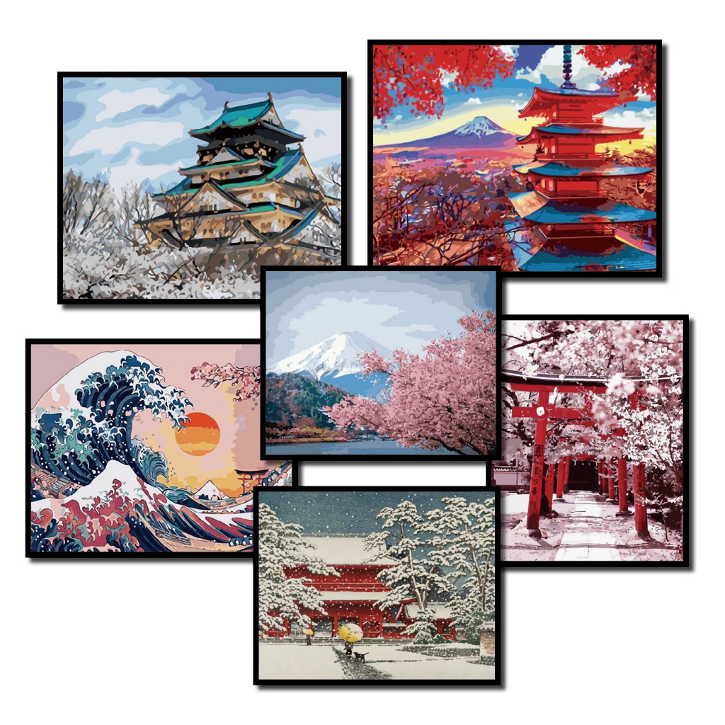 40*50cm DIY Digital Oil paint Painting By Numbers Professional canvas ...