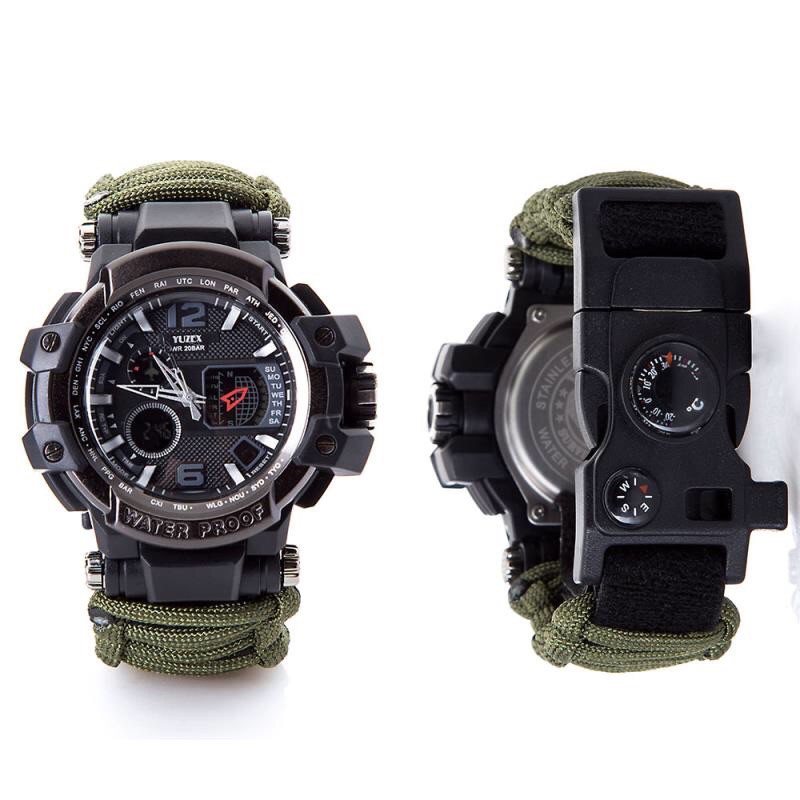 G3】Outdoor Braided Bracelet Paracord Watch Shopee Philippines