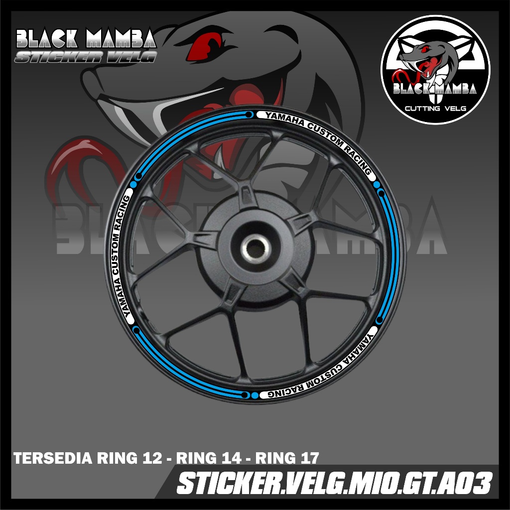 Mio GT Rim STICKER - LIS STICKER LIST Variation Tire/VELG MIO GT A03 ...