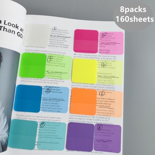 Transparent Sticky Notes in 6 Colours 50 Sheets Sticky -  UK