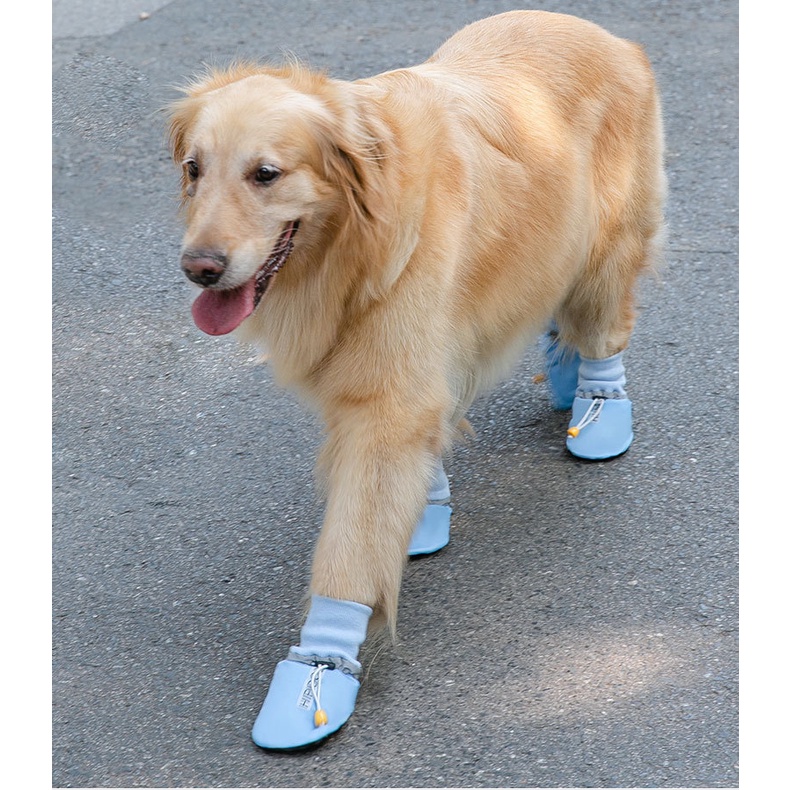 4PCS Dog Shoes for Shih Tzu Resistant Large Dog Shoes Waterproof ...