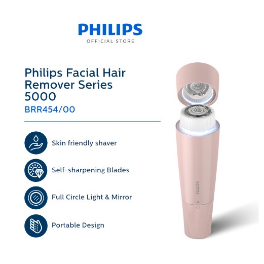 Philips Women's Facial Hair Remover 5000 Series (Compact and ...