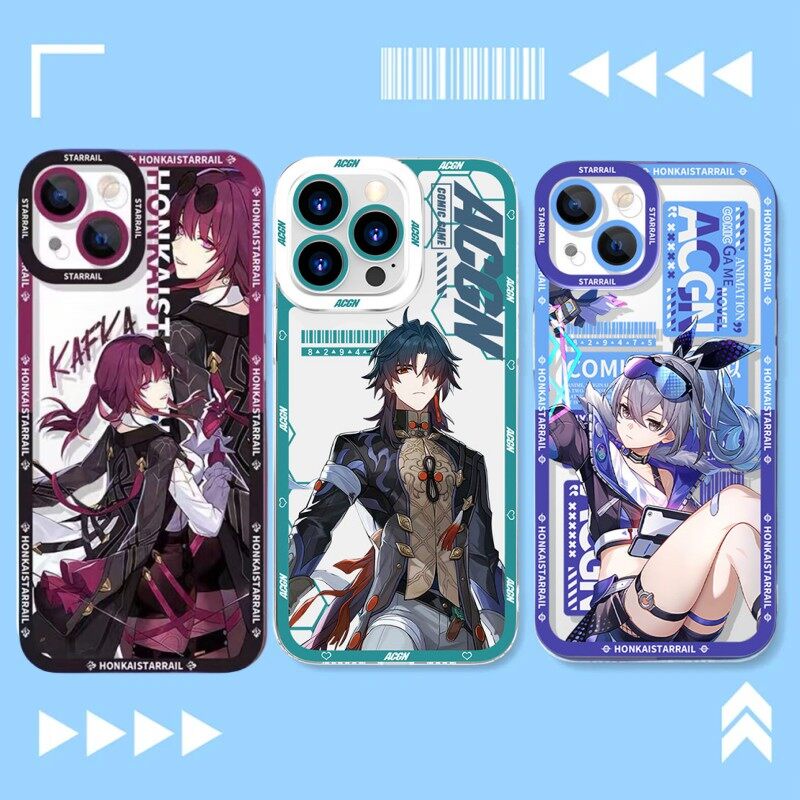 Honkai Star Rail Blade Imbibitor Lunae Kafka Silver Wolf Phone