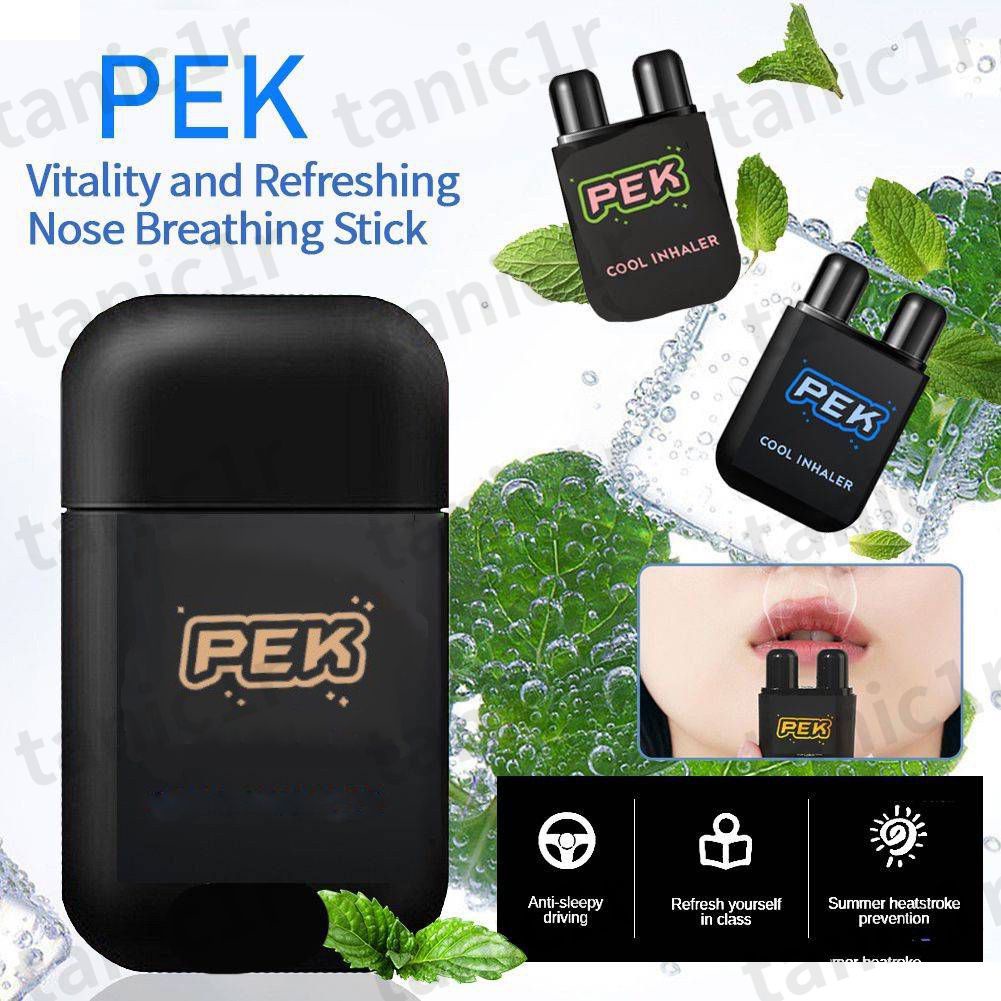 Pek Inhaler Clamshell Double Hole Vital Oil Energy Bar Inhaler Cool ...