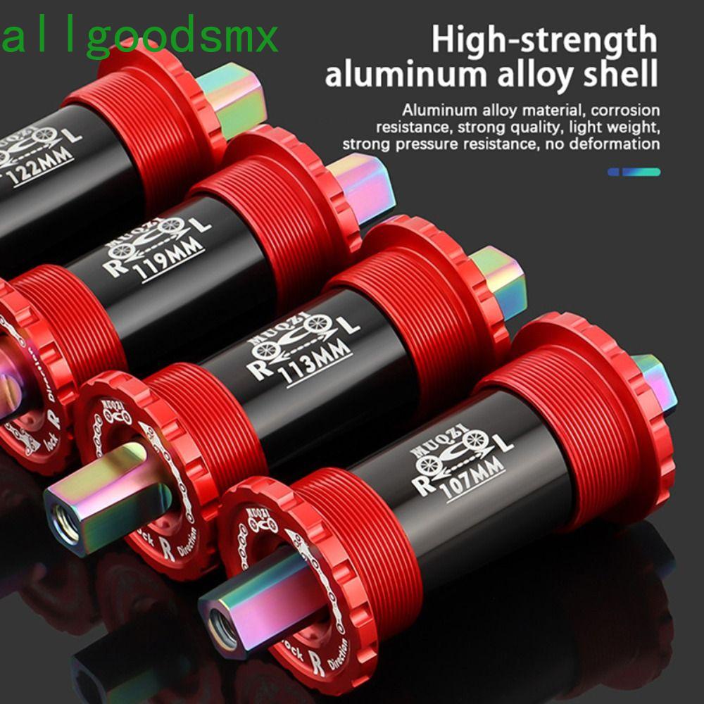 ALLGOODS Bike Crankset Shaft Square MTB Sealed Bearing Thread Kit