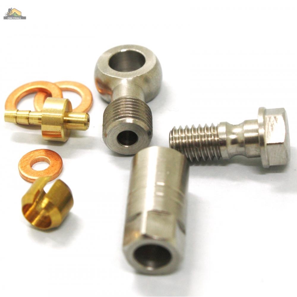 Bike Bicycle Hydraulic Brake Hose Banjo Connector Kit for Hope Easy