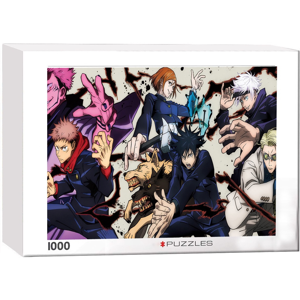 Puzzle 1000 Pièces JUJUTSU KAISEN ENSKY - Avec Colle Et Spatule, Neuf, Fabriqué Au Japon