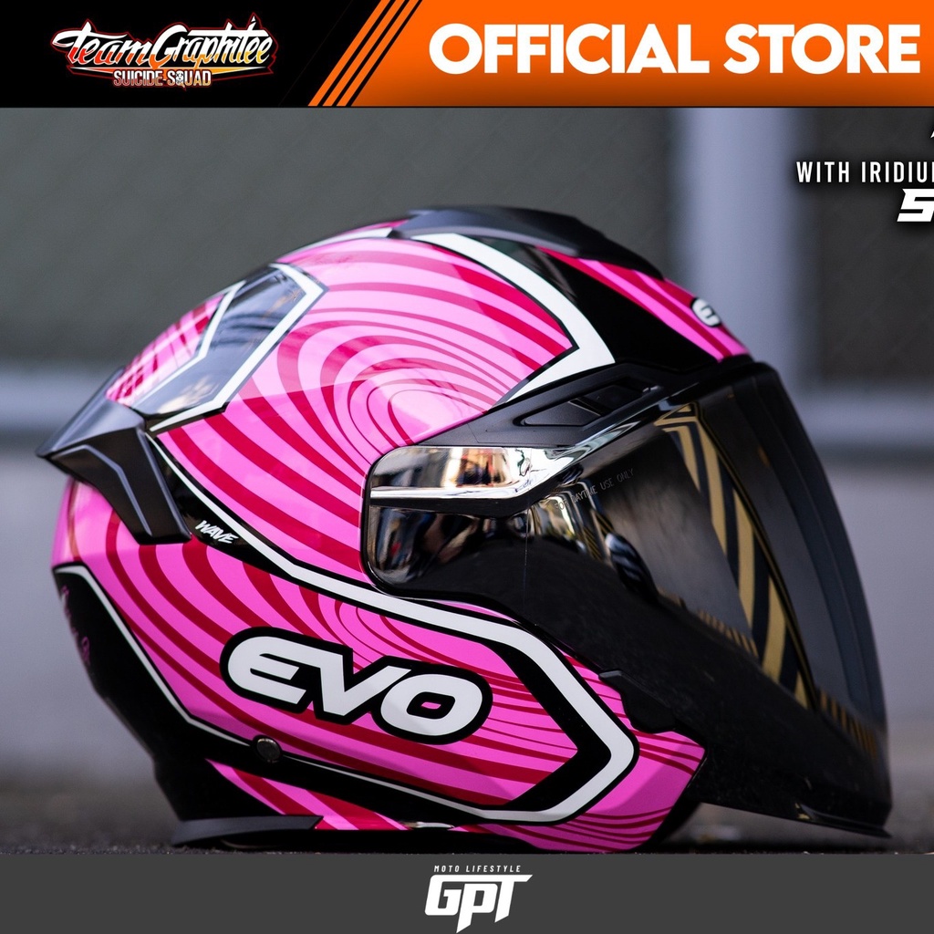 EVO HELMET RX7 WAVE with FREE Clear lens | Shopee Philippines