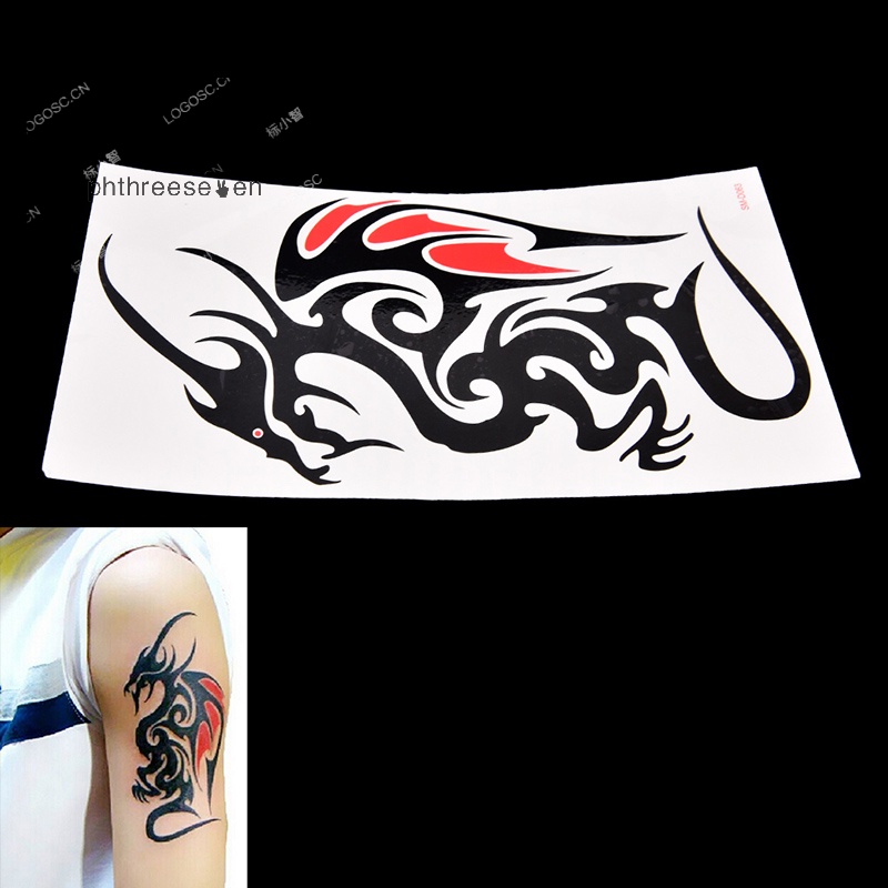 sujian222 Waterproof Temporary Tattoo Sticker Body Art 10.5*6cm Dragon
