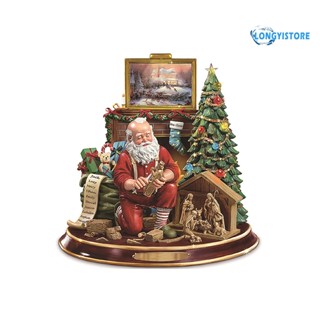 [lys]☃christmas Santa Claus Waterproof Self-adhesive Wall Sticker 