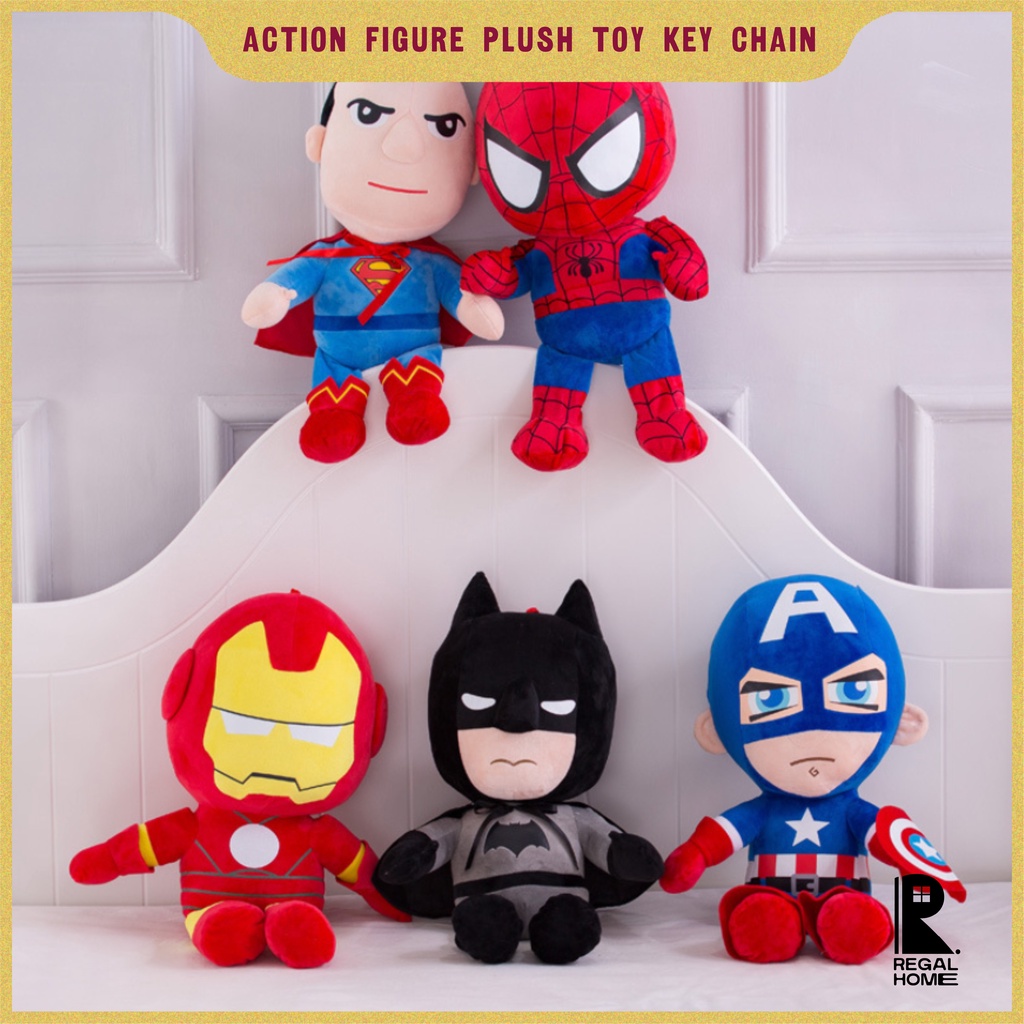 13CM Action Characters Plush Toy Cute Action Figure Plush Toy Key Chain ...
