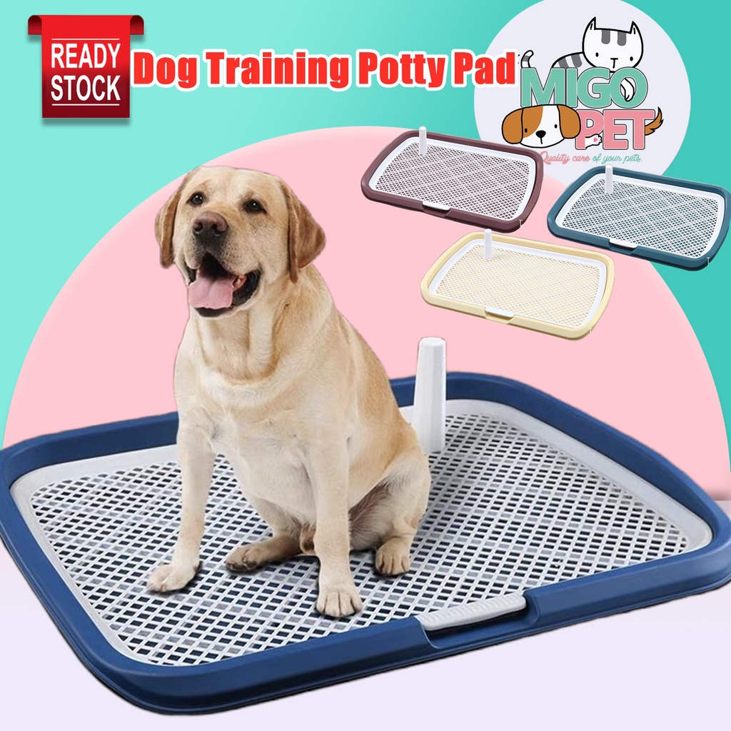 Dog Toilet With Column Removable Pet Toilet Dog Training Potty Pad ...