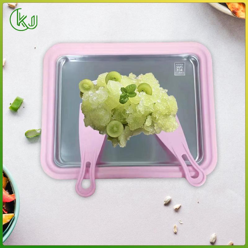 Freezer plate for ice cream rolls hot sale