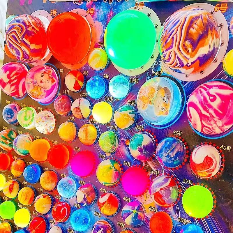 Bouncy Ball Lucky Draw Tear Paper Childhood Memories Toy Small Sales